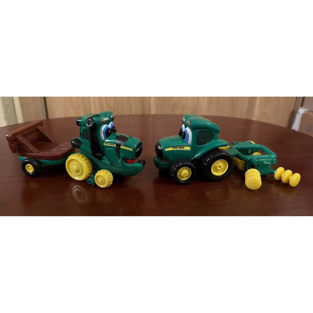 Ertl John Deere Chunky Kids Toddler Toy Corey Combine & Tractor Green Yellow GUC